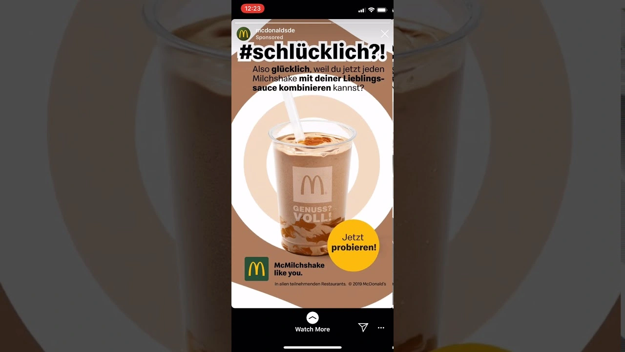 McDonalds - McMilchshake 2019 | #Ad Spot Germany